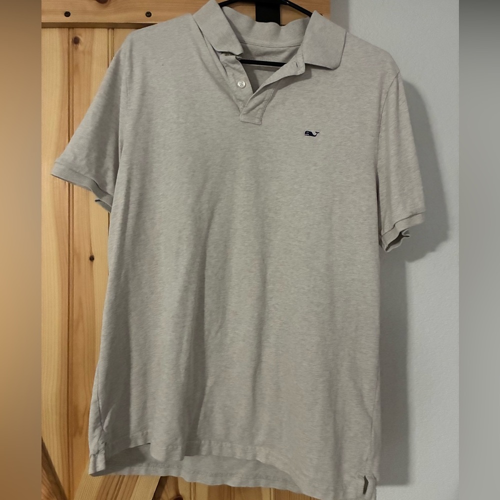 Vineyard Vines Light Gray Polo Shirt